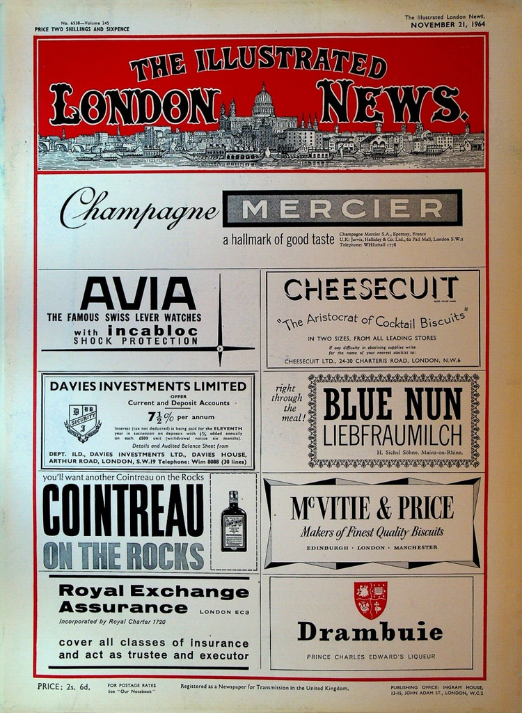 Illustrated London News November 21 1964 Denis Law Mongolia Muhammad Ali0