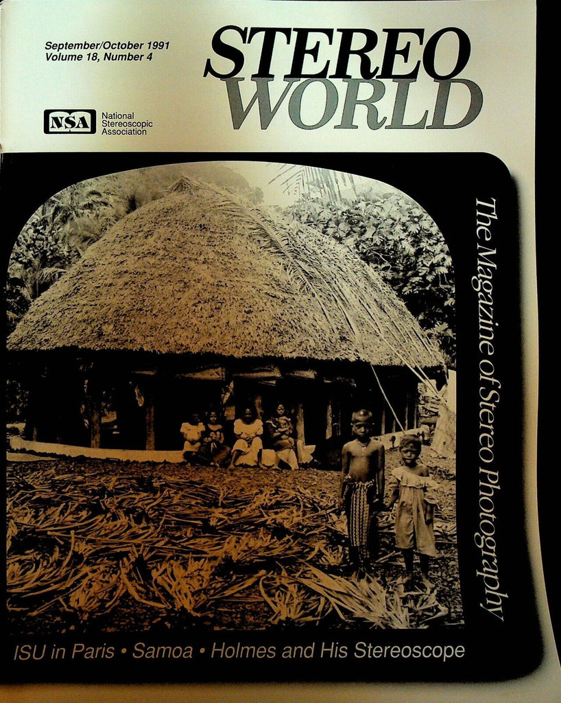 Stereo World Magazine of Photography September 1991 Oliver Wendell Holmes Samoa