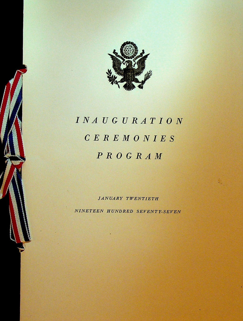 Inauguration Ceremonies Program January 20 1977 Jimmy Carter President0