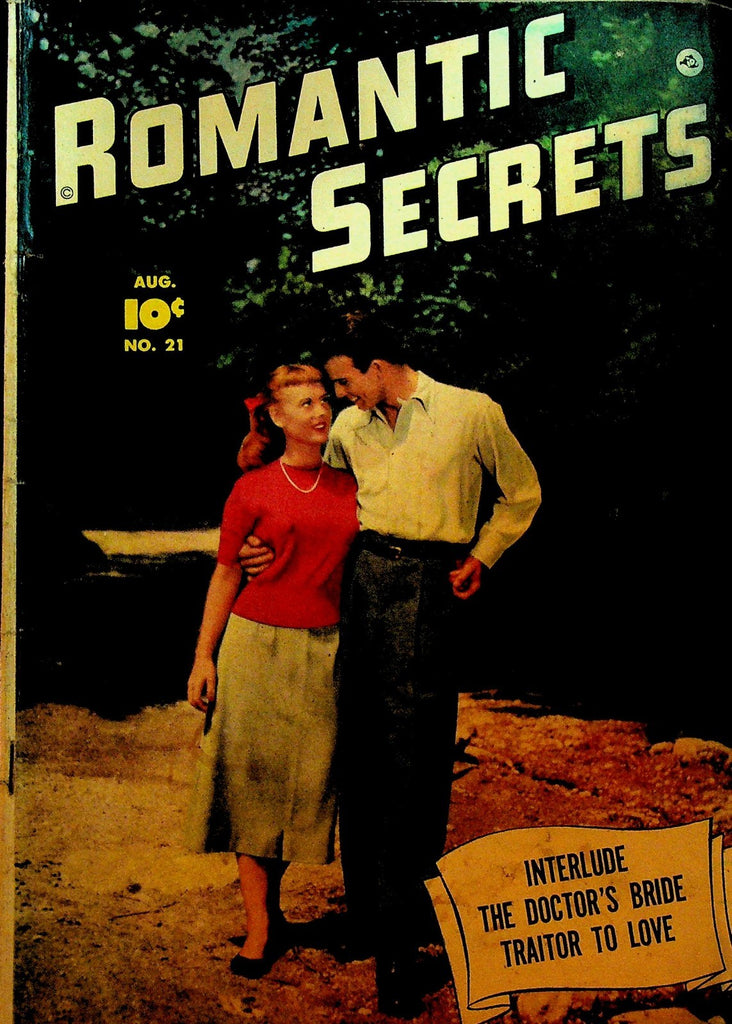 Romantic Secrets 21 Fawcett 1951 Golden Age Romance Comic0