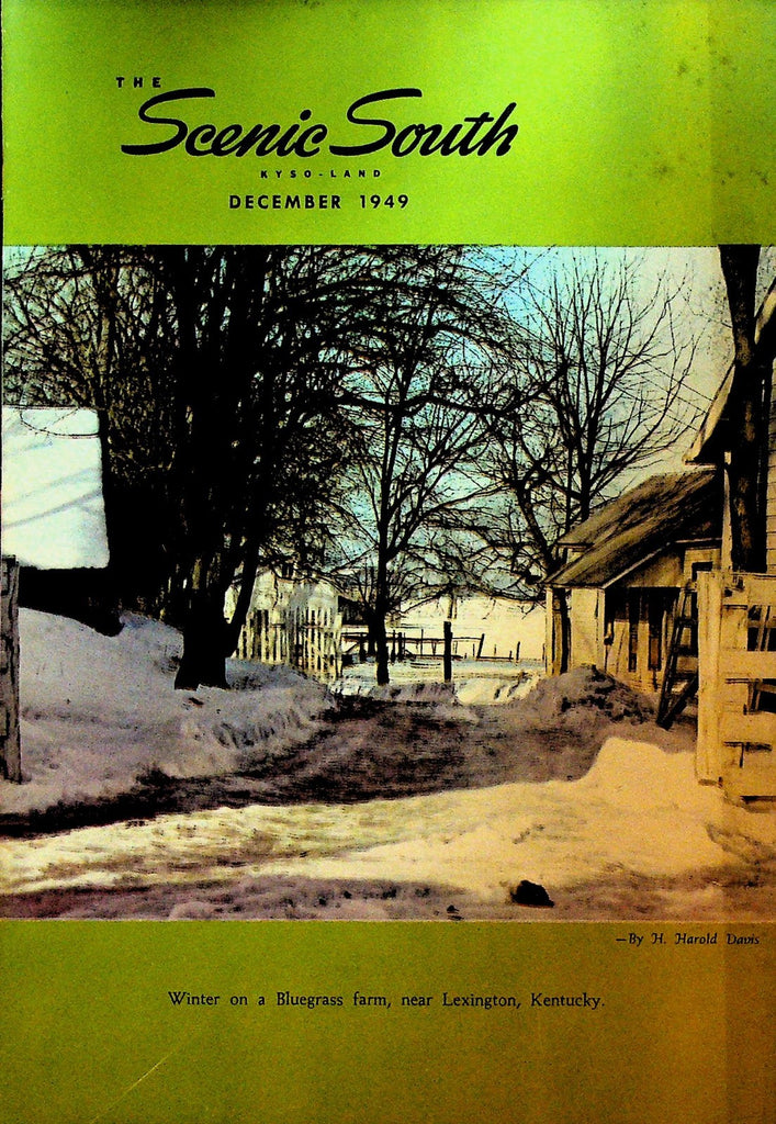 Scenic South Magazine December 1949 Standard Oil Lexington Kentucky0
