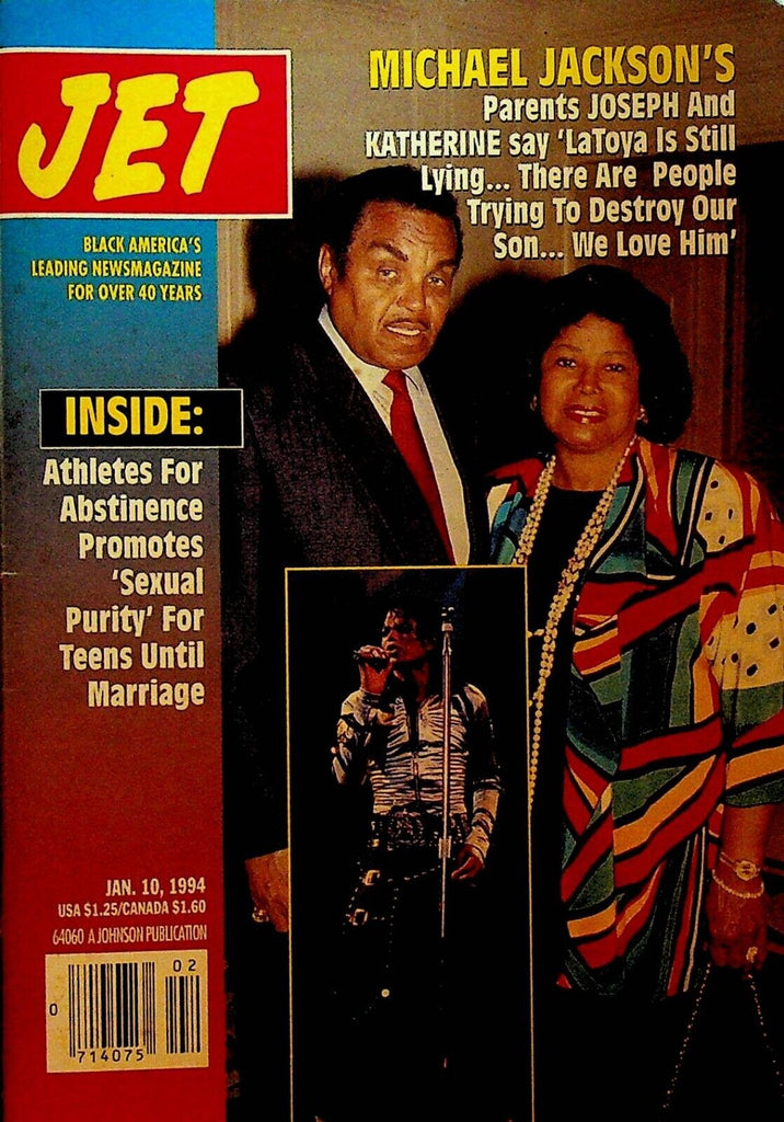 Jet Magazine January 10 1994 Michael Jackson Parents Joseph Katherine