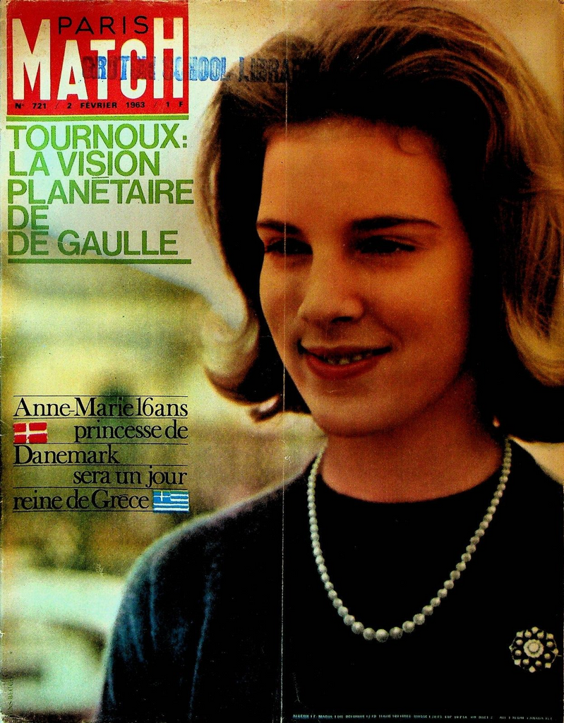 Paris Match Magazine February 2 1963 Queen Anne-Marie Chou En-Lai