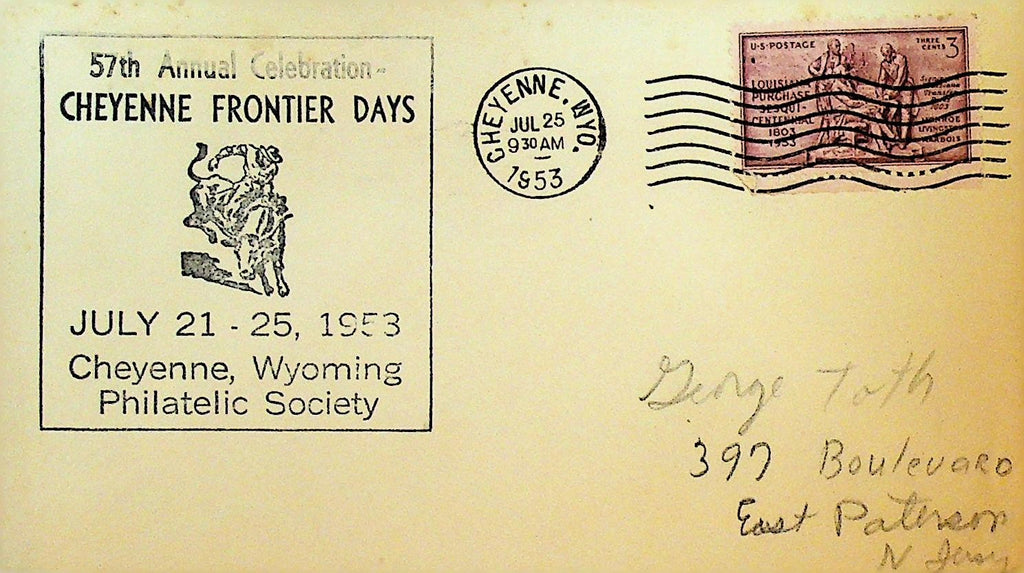 Cheyenne Wyoming Frontier Days 1953 Cover0
