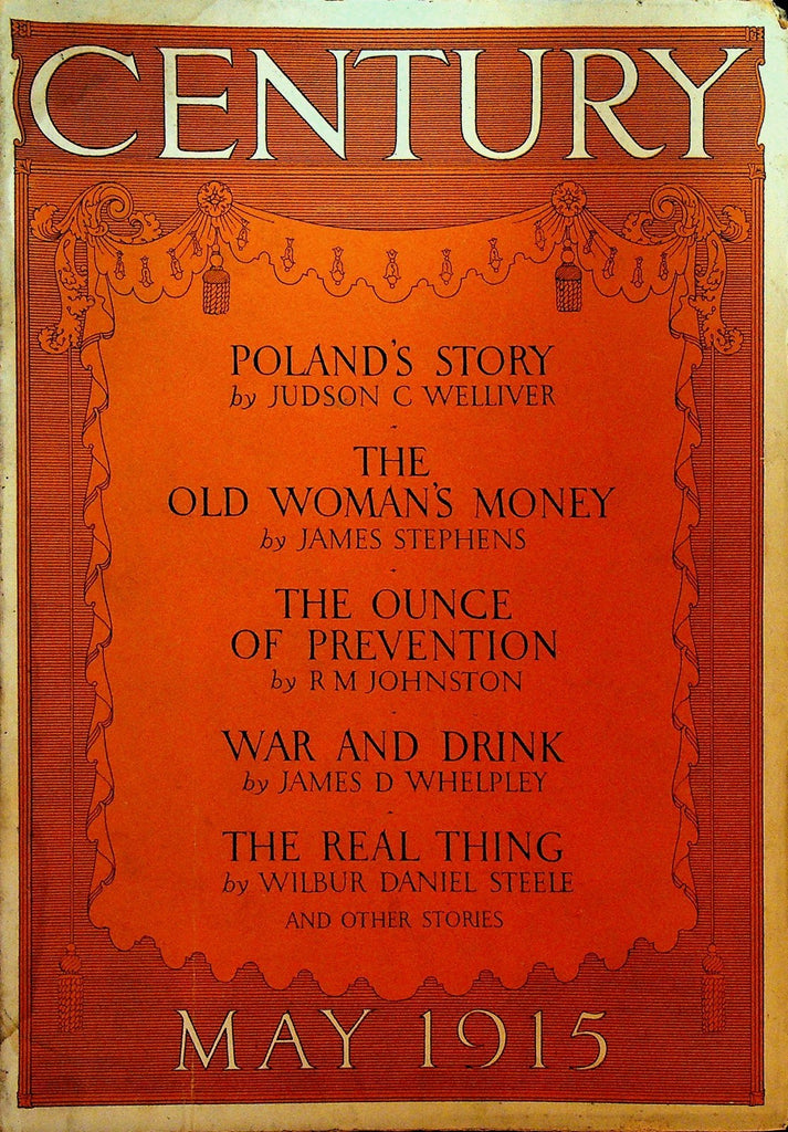 Century Magazine May 1915 Arthur Rackham Poland James Stephens RM Johnston0