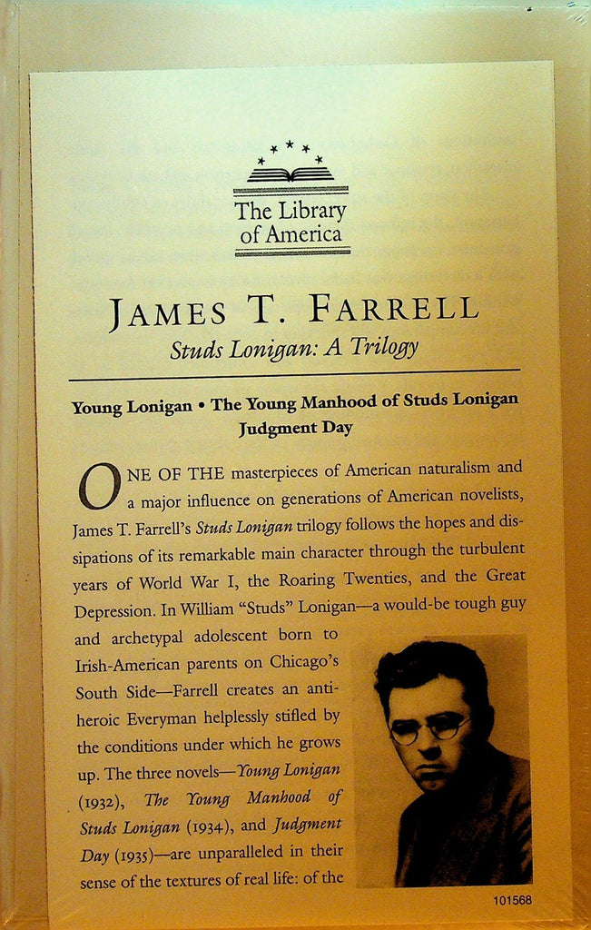 James T Farrell Studs Lonigan A Trilogy Library of America Sealed0