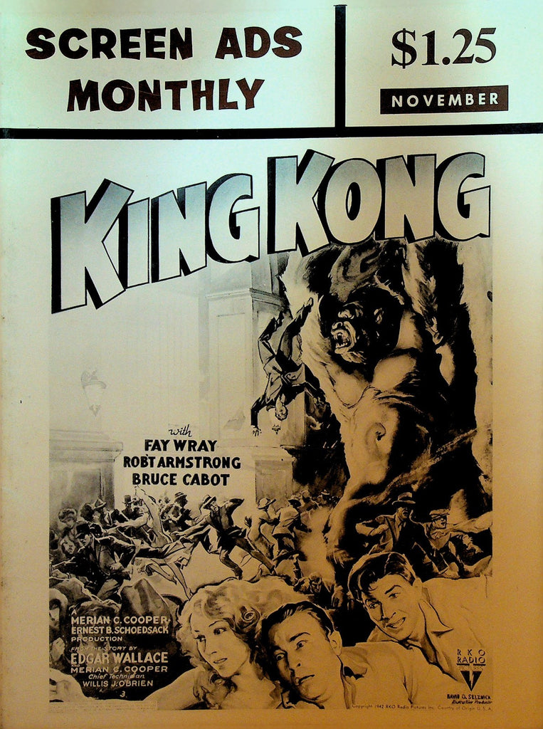 Screen Ads Monthly Magazine November 1967 King Kong Robin Hood0