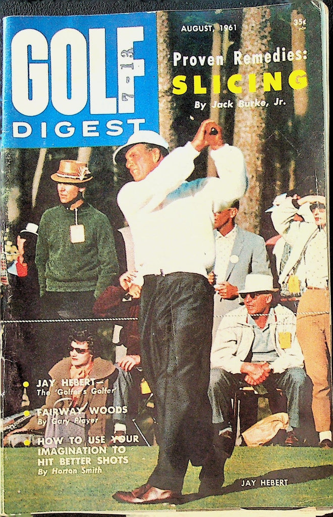 Golf Digest August 1961 Jay Hebert Gary Player Louise Suggs0