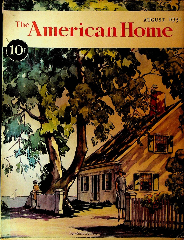 The American Home Magazine August 1931 JM Foster Art Deco