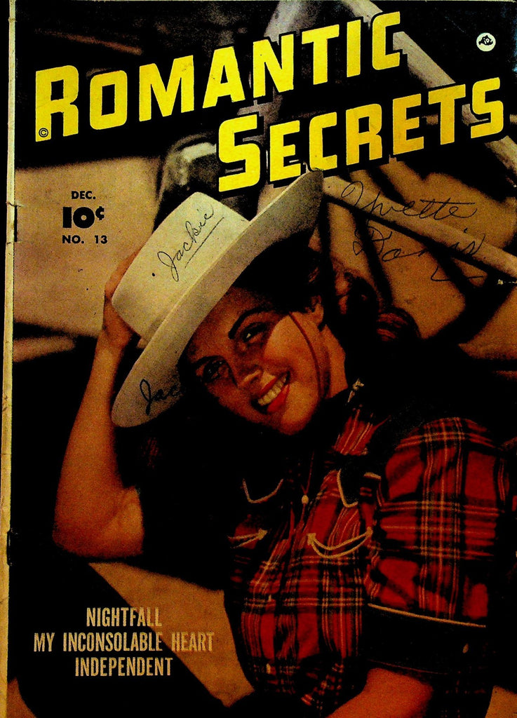 Romantic Secrets 13 Fawcett 1950 Golden Age Romance Comic0