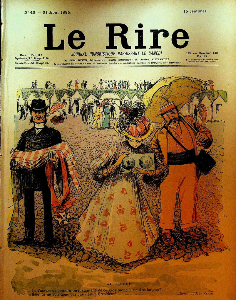 La Rire French Humor Magazine 43 August 31 18950