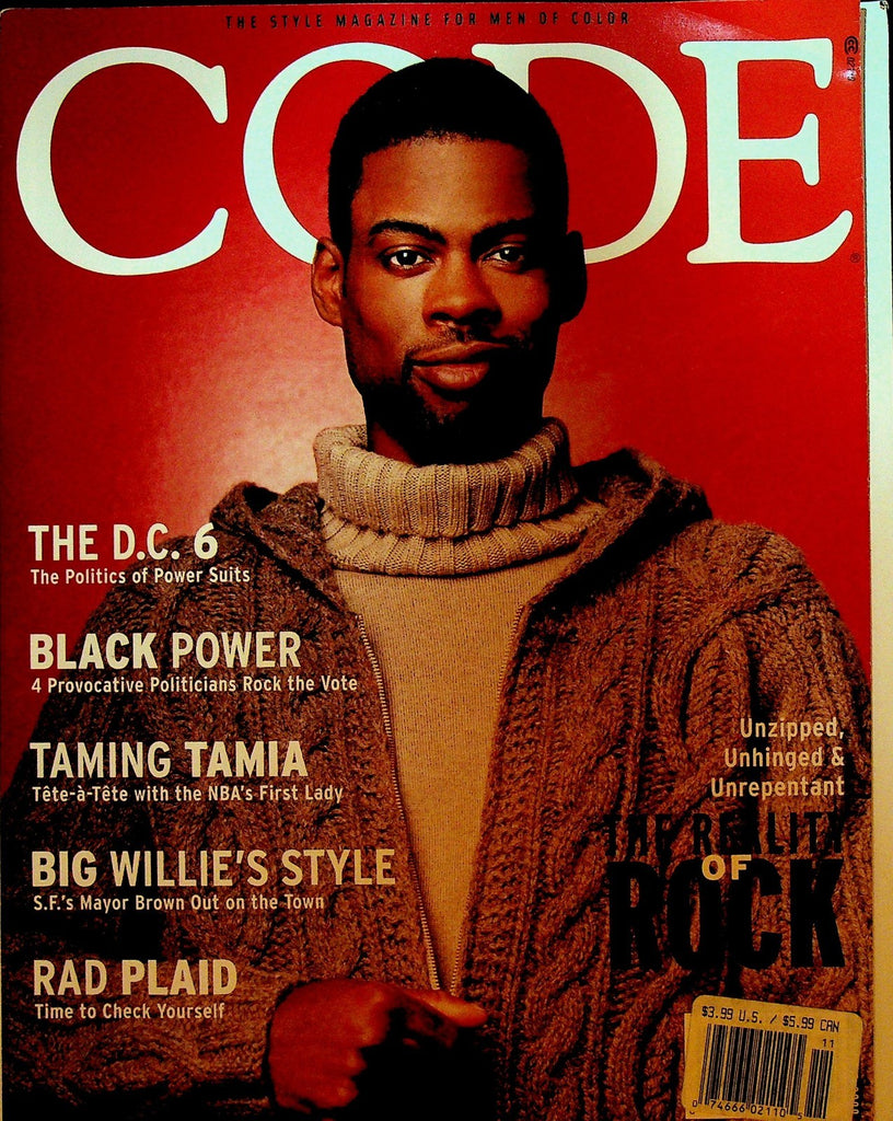 Code Magazine November 2000 Chris Rock Willie Brown JC Watts Tamia0