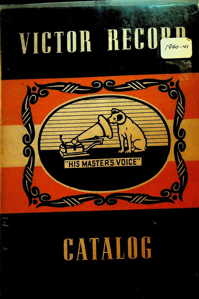 Victor Record Complete Catalog 1940 19410