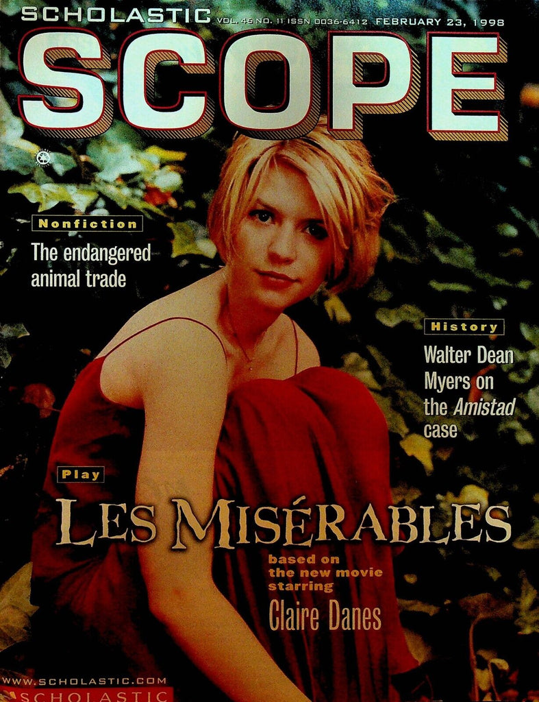 Scholastic Scope February 23 1998 Claire Danes Jennifer Lopez Love Hewitt