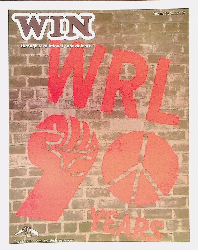 Win Magazine Summer 2014 War Resisters League Mandy Carter Joanne Sheehan0