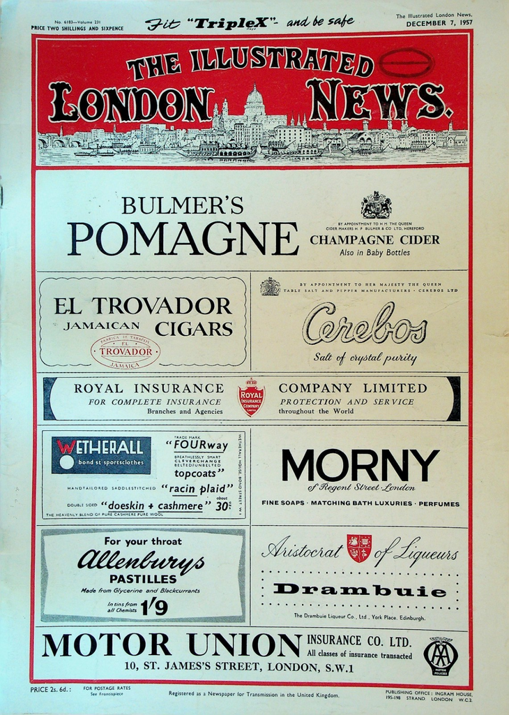 Illustrated London News December 7 1957 Morocco King Mohammed Leslie Henson0