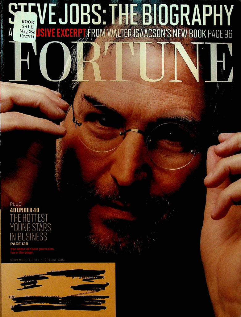 Fortune Magazine November 7 2011 Steve Jobs Mark Zuckerberg Kevin Willis0