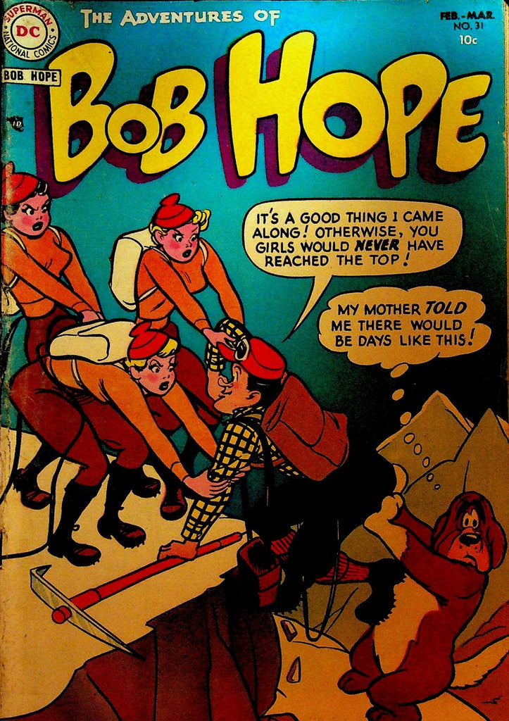 The Adventures of Bob Hope 31 DC Comics 1955 Mountain Climbing0