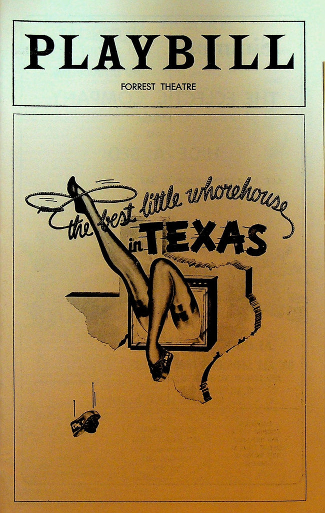 The Best Little Whorehouse in Texas 1978 Playbill Forrest Theatre Alexis Smith0