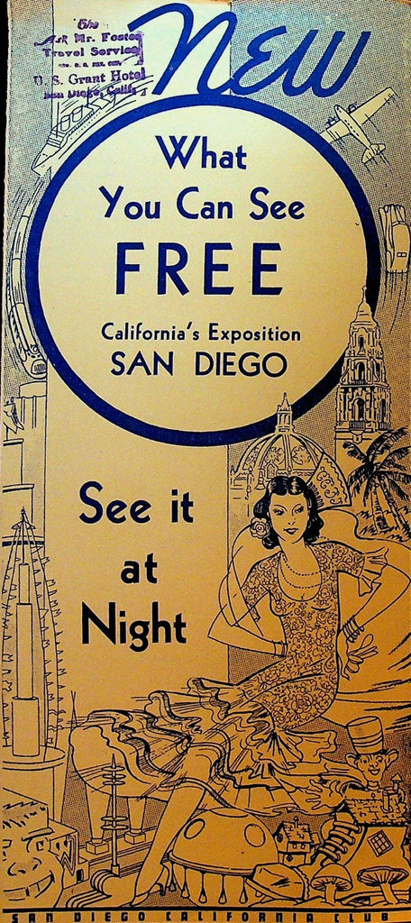San Diego Brochure 1936 California Pacific International Exposition0