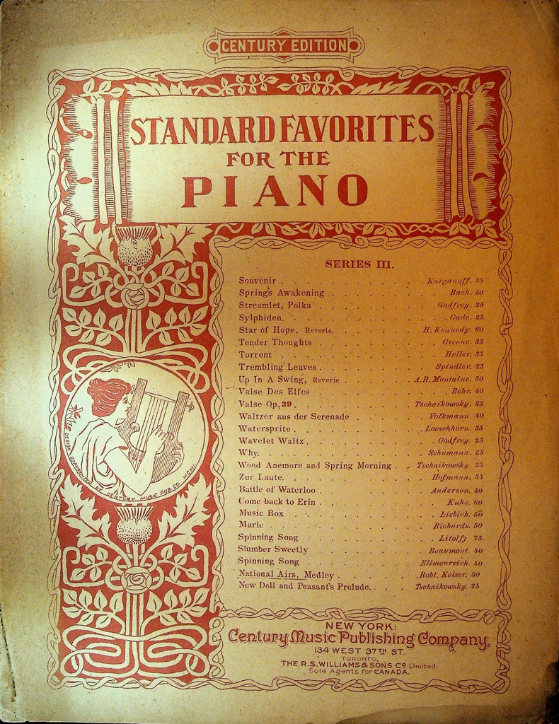 National Airs Medley Sheet Music 1902 Robert Keiser Century Music0