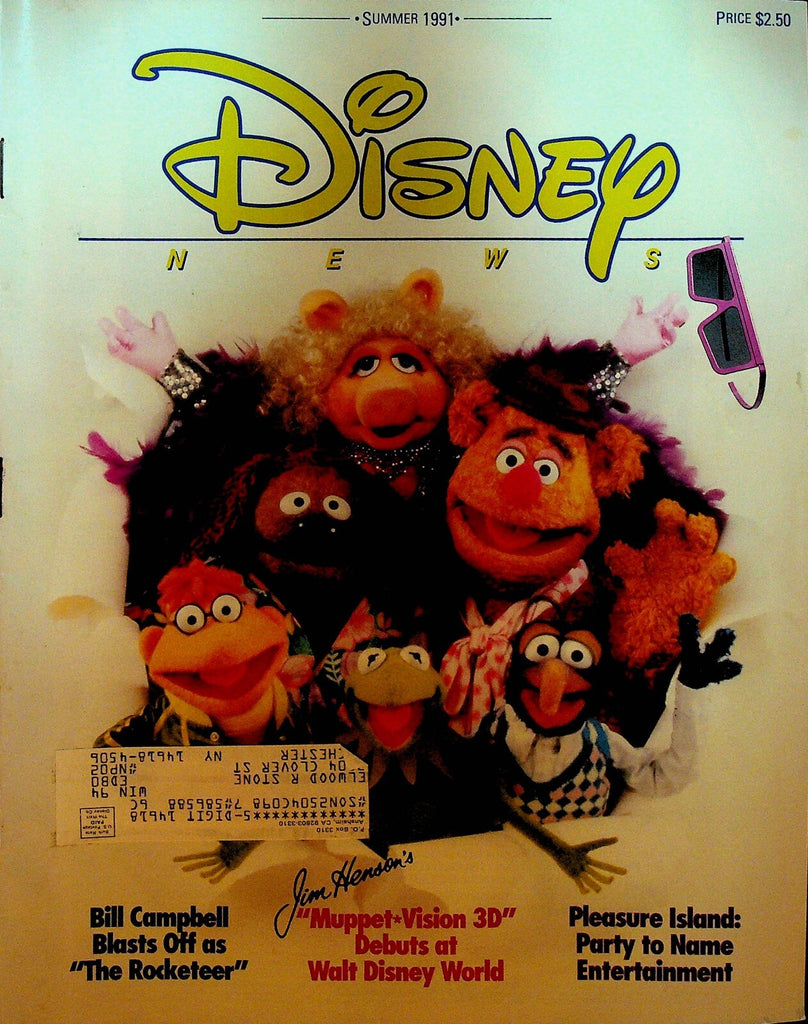 Disney News Magazine Summer 1991 Muppets The Rocketeer Bill Campbell0