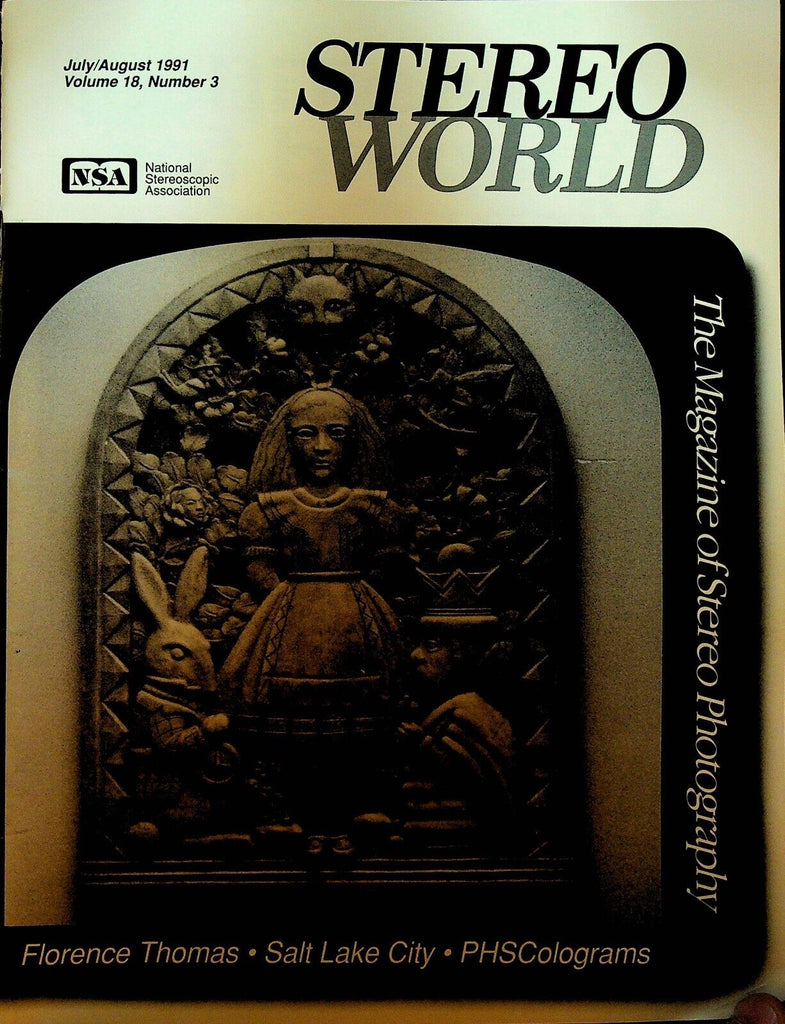 Stereo World Magazine of Photography July 1991 Alice in Wonderland