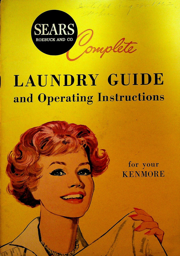 Sears Complete Laundry Guide & Operating Instructions for Kenmore 1950s0