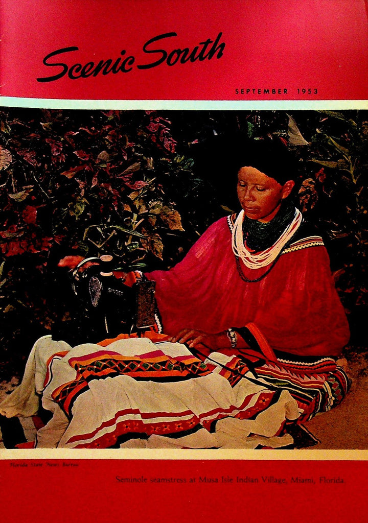 Scenic South Magazine September 1953 Standard Oil Musa Isle Indian Village Fla0