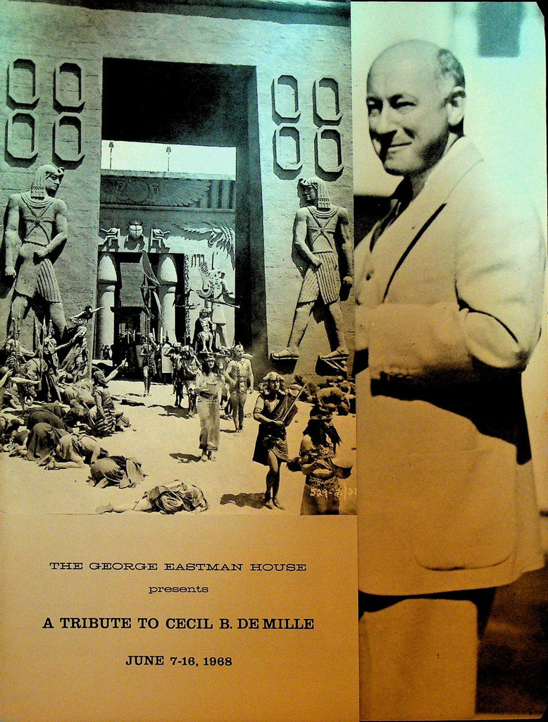 Dryden Theatre Film Society Program 1968 A Tribute to Cecil B DeMille0