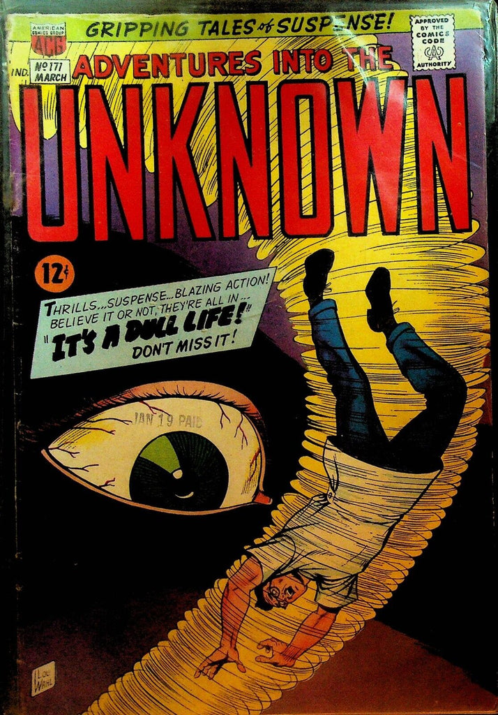 Adventures Into the Unknown 171 ACG 1967 It's a  Dull Life