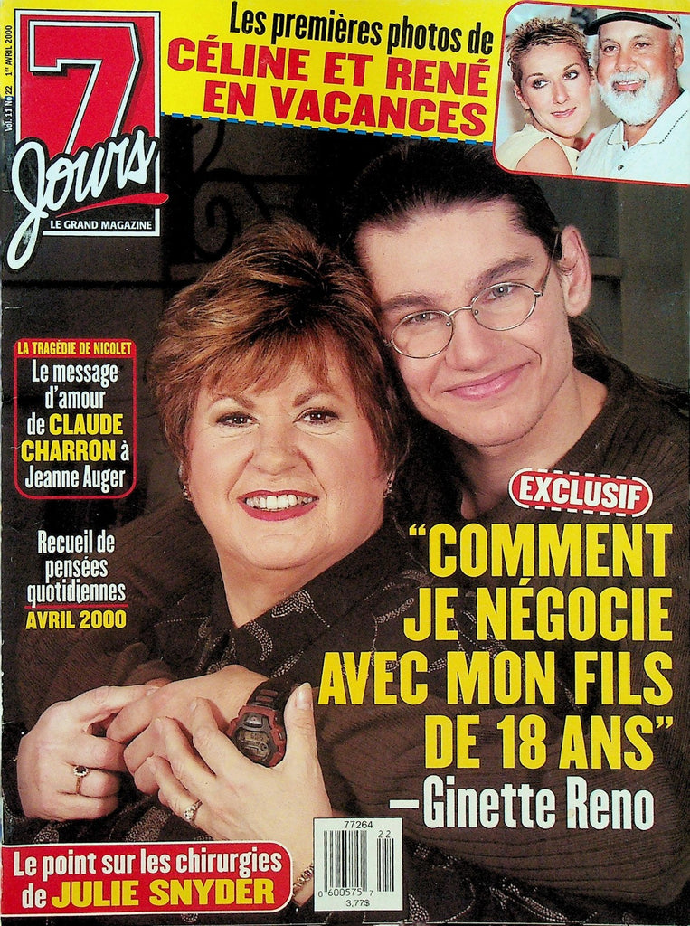 7 Jours April 1 2000 Celine Dion Angelina Jolie Paul McCartney Tommy Lee0