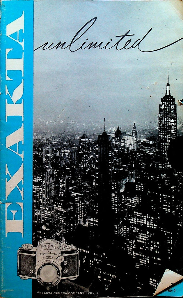 Exakta Unlimited 1957 Camera Catalog Photography Lens0