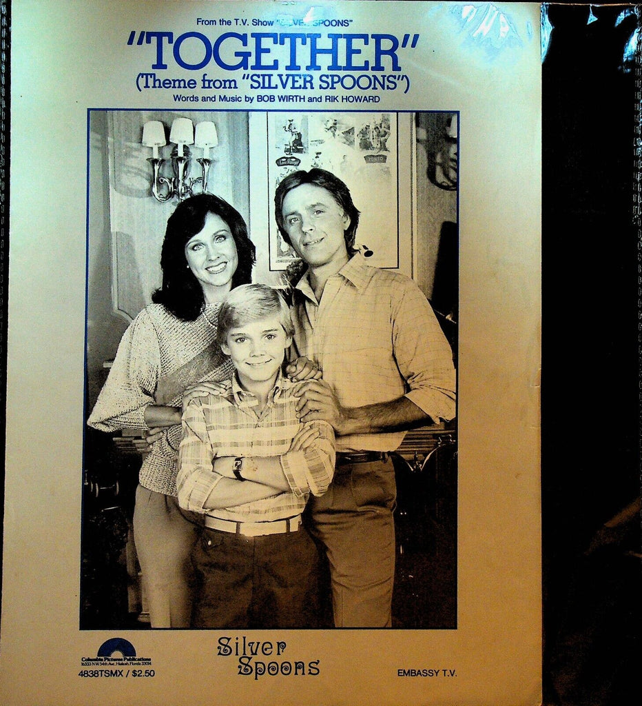 SILVER SPOONS 1983 NBC TV THEME Sheet Music Together Ricky Schroder