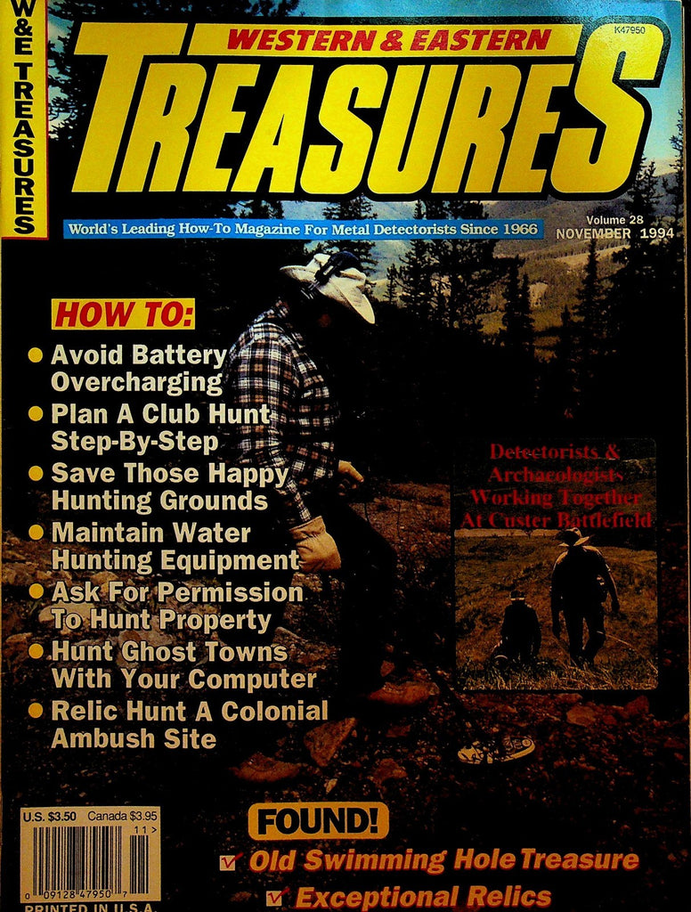 Western & Eastern Treasures Magazine November 1994 Jerry Eckhart0