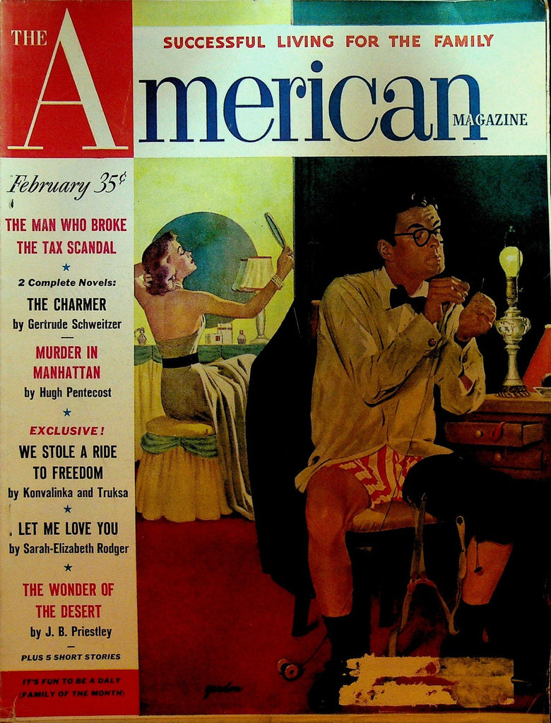 American Magazine February 1952 Hugh Pentecost Gertrude Schweitzer0