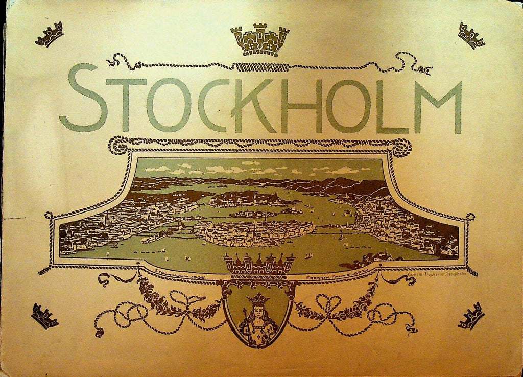 Stockholm Sweden 1896 Guide of the Swedish Tourist Club #14