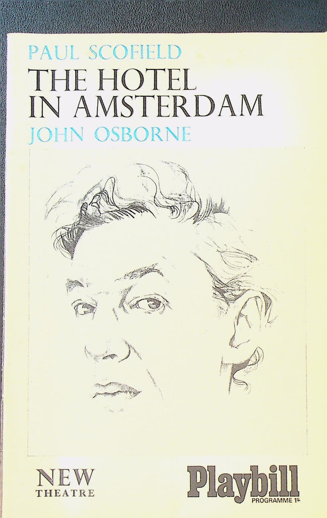 The Hotel in Amsterdam Playbill Paul Scofield 1968 Isabel Dean Susan Engel0