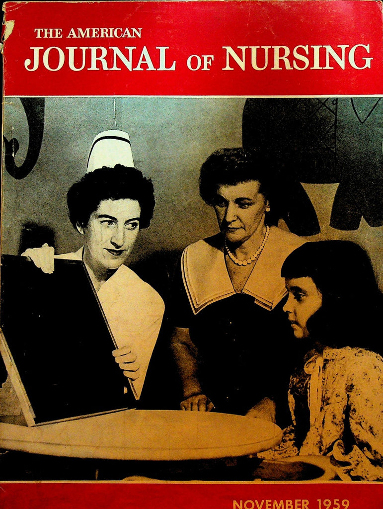 American Journal of Nursing Magazine November 1959 Peritoneal Dialysis0