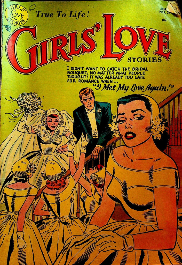 Girls Love Stories 24 DC Comics 1953 Golden Age Romance Comic0