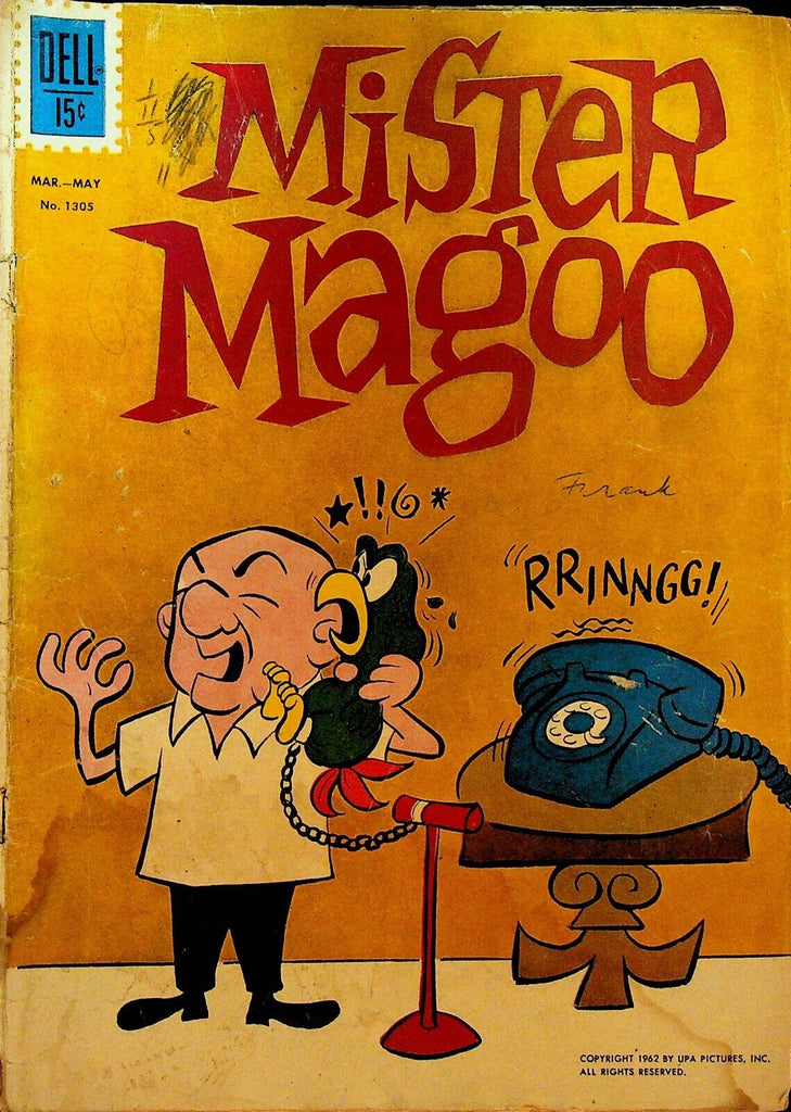 Mister Magoo Dell Four Color 1305 1962 Parrot Telephone