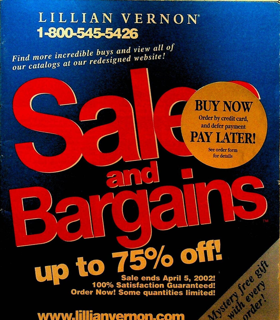 Lillian Vernon Catalog April 2002 Housewares Christmas