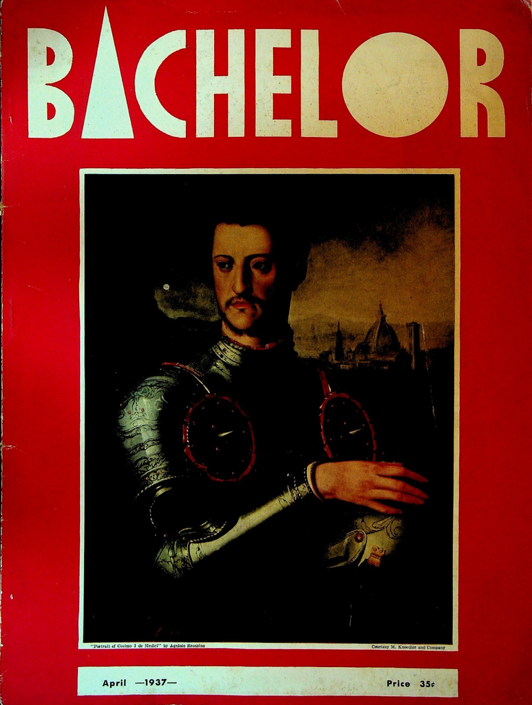 Bachelor Magazine April 1937 First Issue Gay Interest Gypsy Rose Lee0