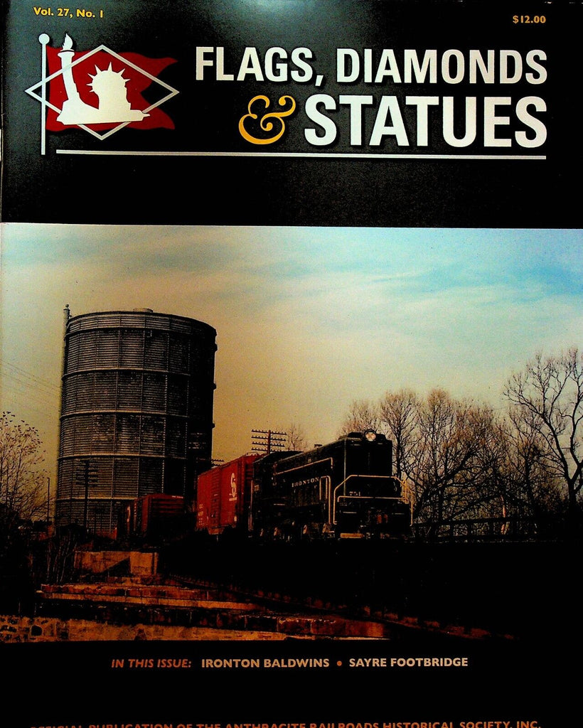 Flags Diamonds & Statues Railroad Magazine 90 West Pittston & Exeter RR Baldwins