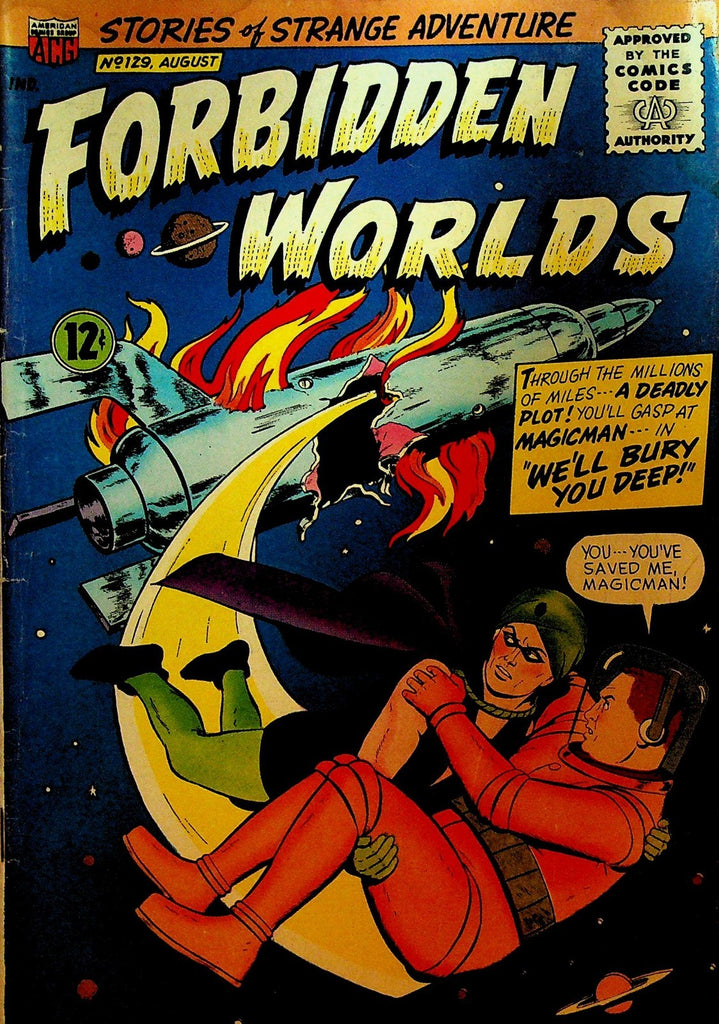 Forbidden Worlds 129 Magicman We'll Bury You Deep ACG Comic Book0