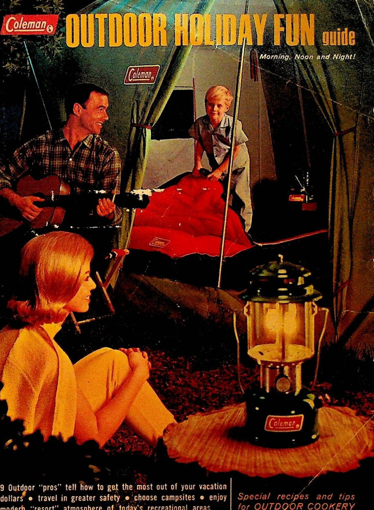 Coleman Outdoor Holiday Fun Guide 1966 Recipes & Tips for Outdoor Cookery