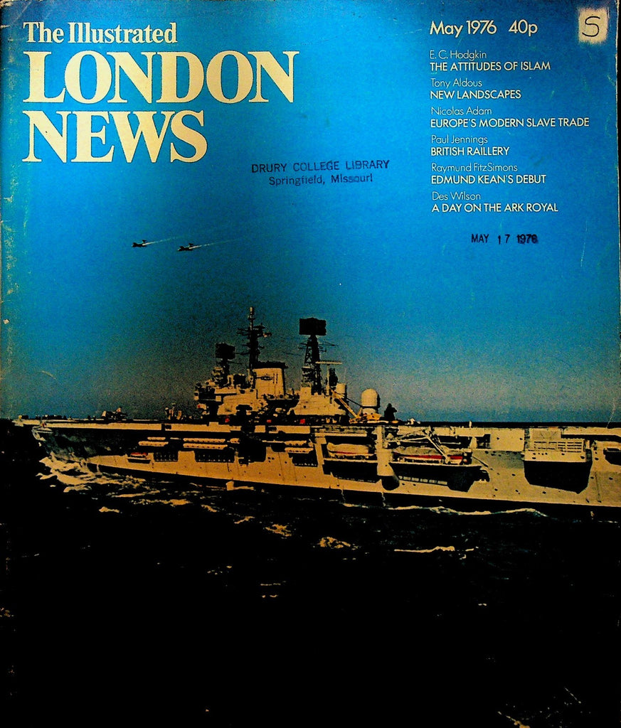 Illustrated London News Magazine May 1976 Islam Edmund Kean Ark Royal0