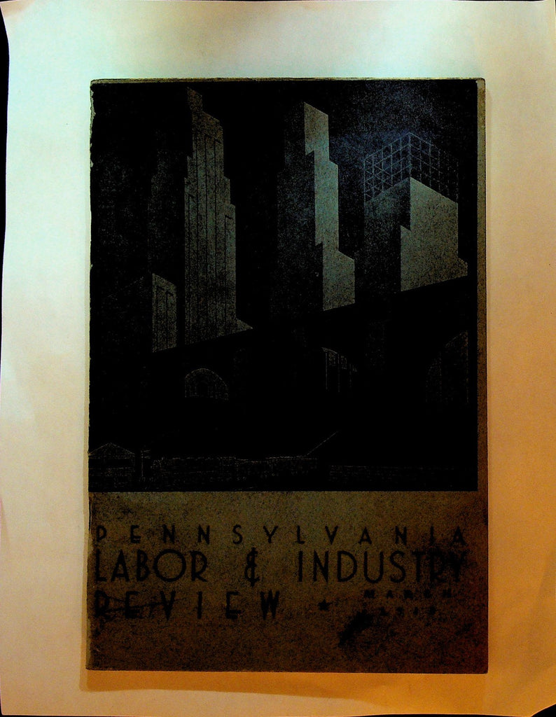 Pennsylvania Labor & Industry Review Magazine March 1940 Mines Steel Elevator0