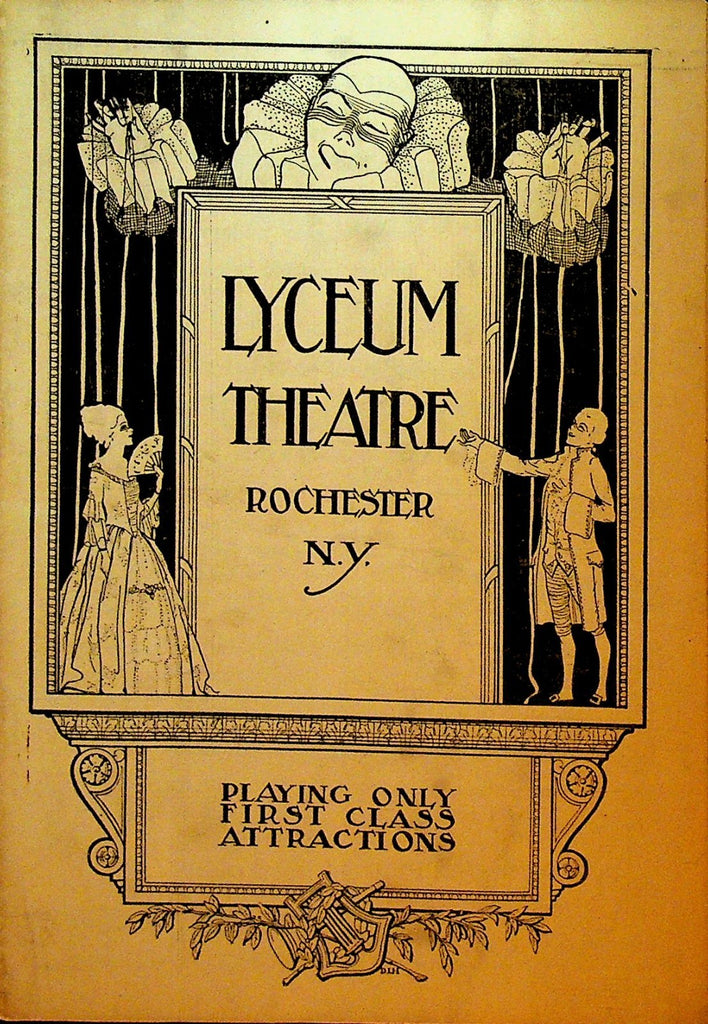 Mister Antonio Playbill February 12 1923 Otis Skinner Lyceum Theatre Rochester0