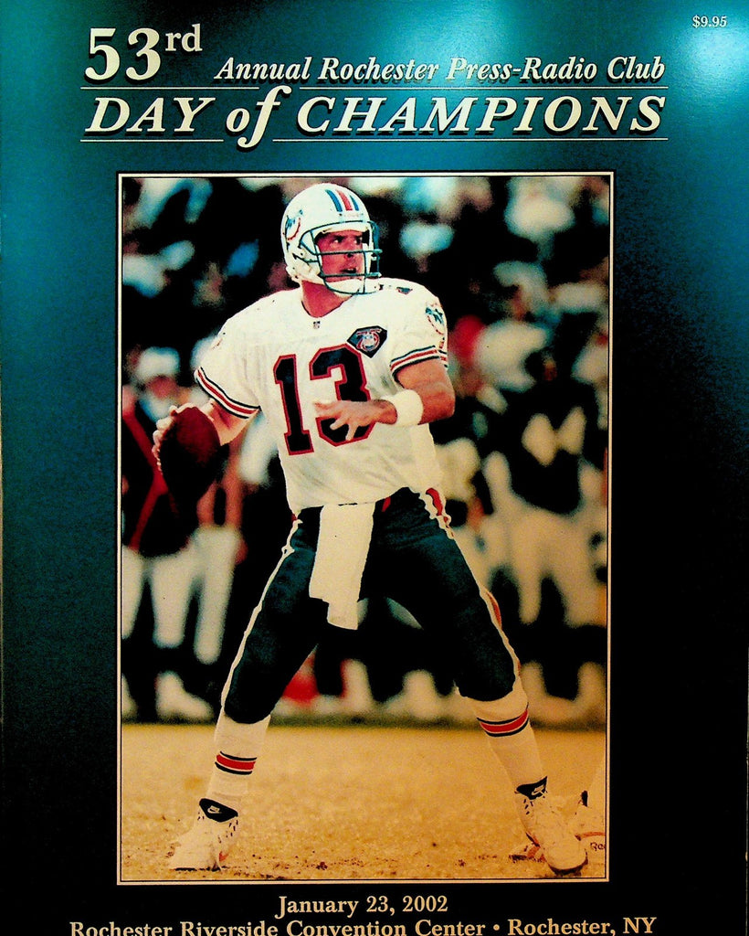 Day of Champions Program Rochester NY 2002 Dan Marino Abby Wambach0
